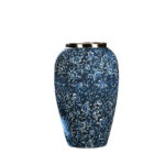 SOGA 30x19cm Blue with White Mini Floral Medium Ceramic Flower Vase Elegant Living Room Home Decor, Home & Living>Home Decor>Vases, , , , ,  - NZ DEPOT 1