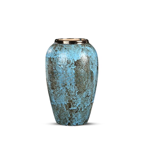 SOGA 30x19cm Light Blue Medium Ceramic Flower Vase Elegant Living Room Home Decor, Home & Living, Home Decor, Vases, , ,  - NZ DEPOT 1