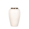SOGA 30x19cm Plain White Medium Ceramic Flower Vase Elegant Living Room Home Decor, Home & Living>Home Decor>Vases, , , , ,  - NZ DEPOT 1