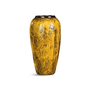 SOGA 35x17cm Yellow Large Ceramic Flower Vase Elegant Living Room Home Decor, Home & Living, Home Decor, Vases, , ,  - NZ DEPOT 1