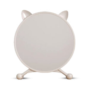 SOGA 40cm White Smart Makeup Bedroom Table Mirror Cat Ear Style No LED Light, Home, Bathroom, Bathroom Accessories, Bathroom Storage, ,  - NZ DEPOT 1