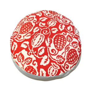 SOGA 45cm Red Premium Polyester Cotton Cushion with EPP Particle Insert for Enhanced Comfort Pouffe633 NZ DEPOT - NZ DEPOT