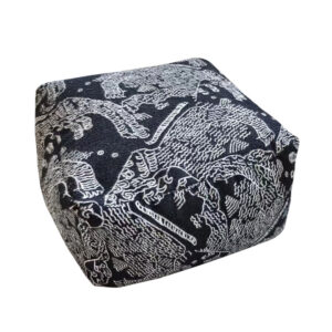 SOGA 55x30cm Black Squared Soft Pouffe Seat Cushion Elegant Home Accent Dcor Stylish Footstool Pouffe640 NZ DEPOT - NZ DEPOT