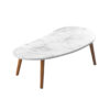 SOGA 80x40cm White Stone Pattern Living Room Nordic  Coffee Table Modern Style, Furniture>Living Room Furniture>Tables, , , , ,  - NZ DEPOT 1