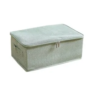 Buy SOGA Green Small Portable Double Zipper Storage Box Moisture Proof Clothes Basket Foldable Home Organiser Online - Furniture/Storage & Shelving/Home Storage - 1 - NZ Depot Free Shipping
