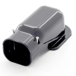 Buy Inaba 100Mm Inaba - Wall Inlet (Black) SW-100-B Front View