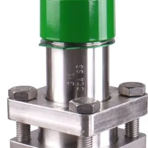 Buy Danfoss Check And Stop Valve, Sca-X Ss 40, Direction: Angleway, Connection Standard: En 10220 148B5664 Front View