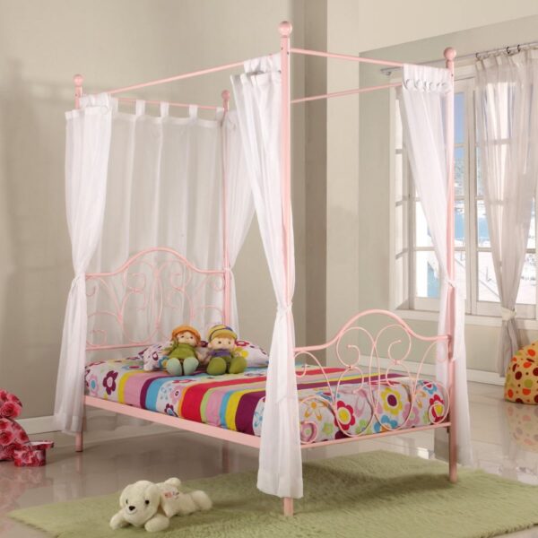 Ds Canopy Princess Single Bed Metal With Mem23 Single