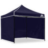 Gazebo Silver coated roof 3x3m Navy