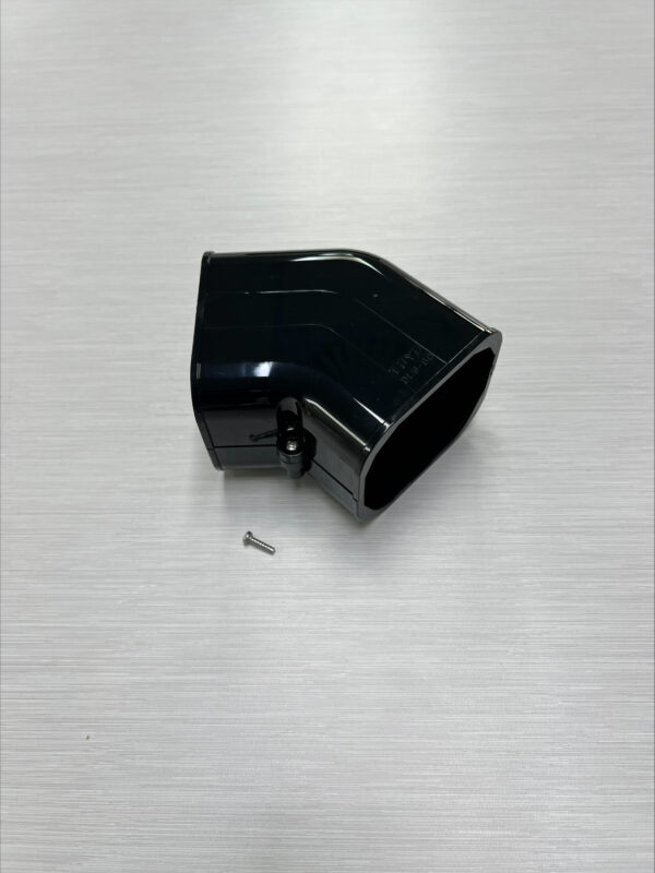 Duct 45 Elbow 80mm Black BDLW-80 -