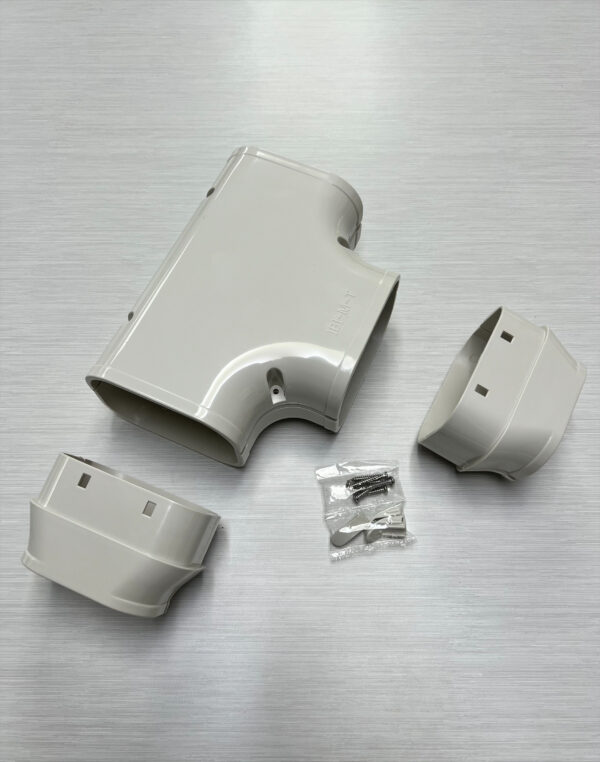 Duct T-Joint 100mm Ivory PD-100RT -