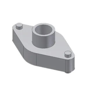 Buy Danfoss Flange Set, Flange, 20 Mm, Butt Weld 027N1220 Front View
