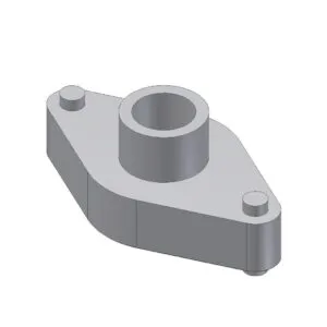 Buy Danfoss Flange Set, Flange, 20 Mm, Npt 027G1001 Front View