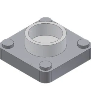 Buy Danfoss Flange Set, Flange, 40 Mm, Butt Weld 027N2340 Front View