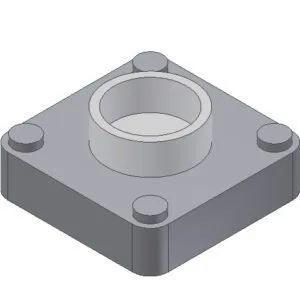Buy Danfoss Flange Set, Flange, 40 Mm, Butt Weld 027N2440 Front View
