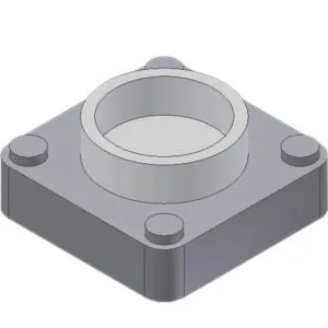 Buy Danfoss Flange Set, Flange, 50 Mm, Butt Weld 027N2450 Front View