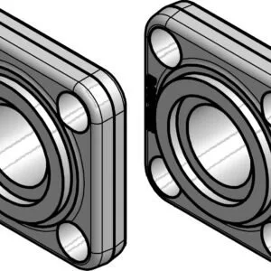 Buy Danfoss Flange Set, Flange, 50 Mm, Butt Weld 027N2550 Front View