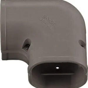Buy Inaba - Flat Bend 90° Long Radius - 77Mm (Black) SK-77B Front View