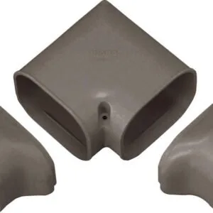 Buy Inaba - Twist Elbow - 77Mm (Black) SN-77B Front View