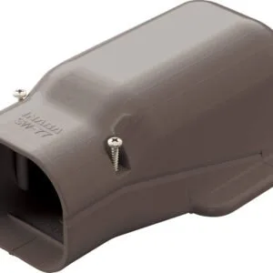 Buy Inaba - Wall Cover Inlet - 77Mm (Black) SW-77B Front View