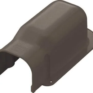 Buy Inaba - Wall Cover Inlet - Open Back - 77Mm (Black) SWA-77B Front View
