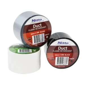 Buy Aspen Pumps Nitto Premium Black Duct Tape 48 X 30M FB33 Front View