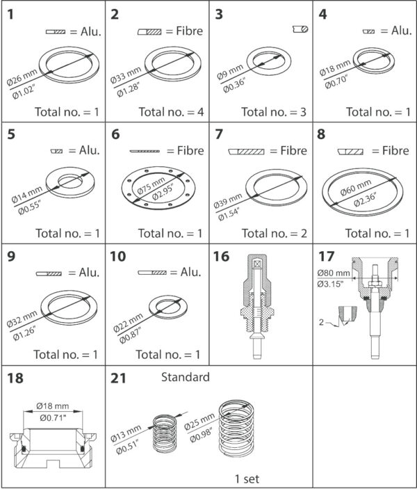 Industrial Valves, Industrial Valves, COMPONENTS.