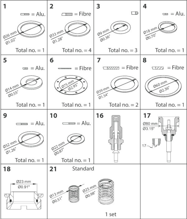 Industrial Valves, Industrial Valves, COMPONENTS.