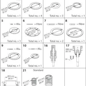 Buy Danfoss Overhaul Kit, Overhaul Kit 027F0636 Front View