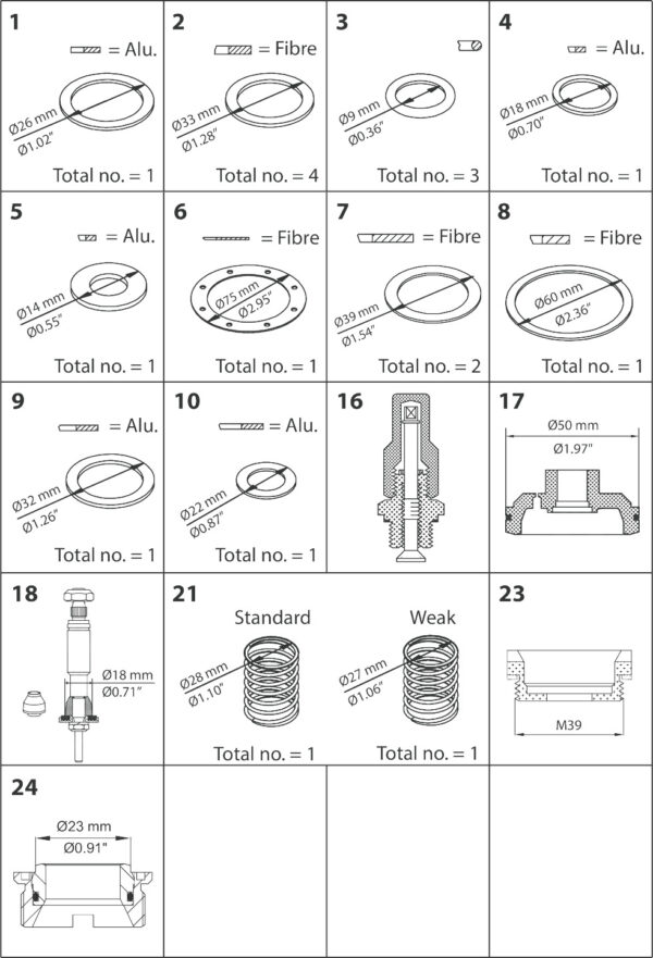 Industrial Valves, Industrial Valves, COMPONENTS.