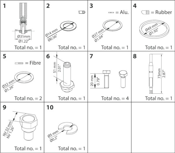 Industrial Valves, Industrial Valves, COMPONENTS.