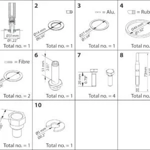 Buy Danfoss Overhaul Kit, Overhaul Kit 032F2347 Front View
