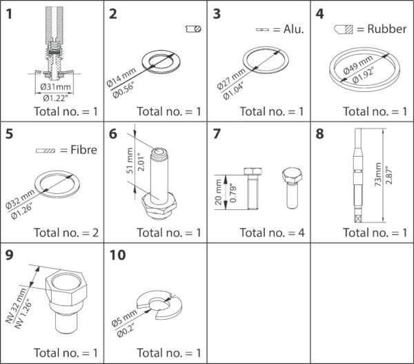 Industrial Valves, Industrial Valves, COMPONENTS.
