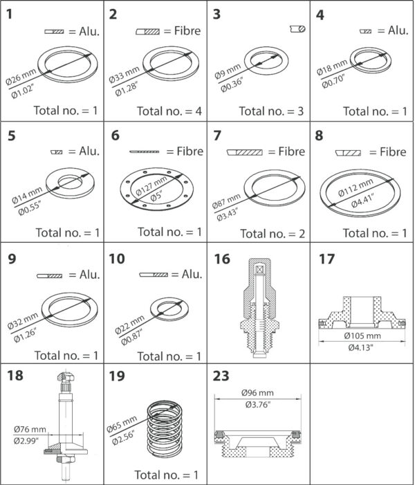 Industrial Valves, Industrial Valves, COMPONENTS.