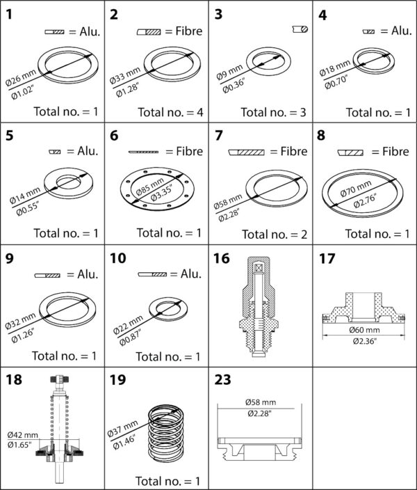 Industrial Valves, Industrial Valves, COMPONENTS.