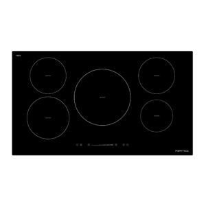 Parmco Cooktop 900Mm Black Induction 5 Burner I Series 3 Cook Ho39Bi5 Nz Depot - Nz Depot