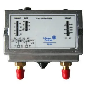 Buy Johnson Controls Penn Dual Pressure Control 0.5-7/3-30Bar Auto Reset P78LCA-9300 Front View