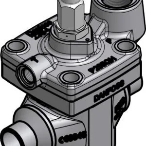 Buy Danfoss Pilot Operated Servo Valve, Ics1 25-10, 20.0 Mm, Socket Weld 027H2141 Front View