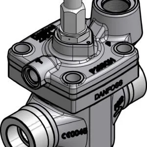 Buy Danfoss Pilot Operated Servo Valve, Ics1 25-5, 20.0 Mm, Socket Weld 027H2140 Front View