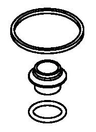Buy Danfoss Repair Kit, Service Kit, Icmts 20, Multi Pack, 100 Pc 027H1192 Front View