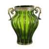 SOGA Green Colored European Glass Home Decor Flower Vase with Two Metal Handle, Home & Living>Home Decor>Vases, , , , ,  - NZ DEPOT 1