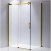 Shower Glass - Rock Series 2 Sides Frameless Glass RCM1170x770 Gold Frame, Frameless Shower - NZ DEPOT