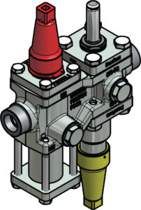 Valve station, ICF 15-4-10RA, 20 mm, Connection standard: ANSI B 16.11 - Industrial Valves - 027L4625 2 Valve station ICF 15 4 10RA 20 mm Connection standard ANSI B 16.11 Industrial Valves 027L4625