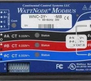 Buy Danfoss Wattnode Modbus-Wnc-3Y-400-Mb Opt38K,Ep 080Z2146 Front View