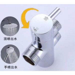 Buy 2 In 1 Shower Combination Dual Hose Rain Metal Head - Chrome Online - Taps - Shower Slide & Rose - 2 - NZ Depot Delivery