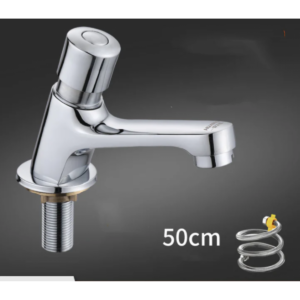 Basin Mixer -  Brass Self Closing Time Delay Push Button Basin Faucet, Basin Mixer - NZ DEPOT