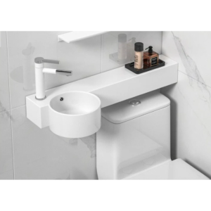 Ceramic Hand Basin White Bathroom Sink 700mm A177 Left, Hand Basin - NZ DEPOT