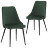 Dining Chair HCD Velvet Emerald Green X2