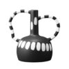 SOGA 26.5x17cm Ornament Vase with Polka Dot Handicraft Decorations in Living Room Home Decor, Home & Living>Home Decor>Indoor Pots, Planters and Plant Stands, , , , ,  - NZ DEPOT 1