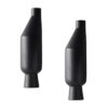 SOGA 2X 14x52cm Ornament Modern Minimalist Vase Decorative with Narrow tops and Wider rounded Body for Home Decor, Home & Living>Home Decor>Indoor Pots, Planters and Plant Stands, , , , ,  - NZ DEPOT 1